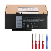 SWEALEER 6MT4T Laptop Battery Compatible with Dell Latitude 14 5470 E5470 15 5570 E5570 Precision 15 3510 M3510 Series Notebook Replacement for 7V69Y TXF9M 79VRK 07V69Y 0HK6DV 079VRK 0TXF9M [6MT4T]