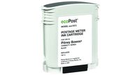 ecoPost ECO7873 Postage Cartridge Ink, Pitney Bowes Connect, Black