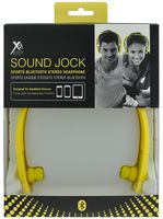 Xit AXTBTHSJY Audio Sound Jock Sports Bluetooth Stereo Headphone, Yellow