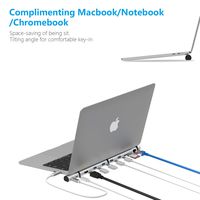 WNNT Type C/Thunderbolt3 Docking Station, Passing-Through PD Upto 87W, 4K HDMI, USB3.0 SD/microSD Card Reader, Giga-bit LAN, 4USB3.0. for 2015/2016/2017 New MacBook(not for 2018). Alum. housing