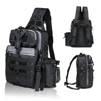 BLISSWILL Fishing Backpack Outdoor Tackle Bag Large Fishing Tackle Bag Water-Resistant Fishing Backpack with Rod Holder Shoulder Backpack