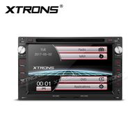 XTRONS 7" HD Digital Touch Screen Dual CANbus GPS Navigator Car DVD Player with Screen Mirroring Function Custom Fit for Volkswagen/Seat/Skoda Revering Camera&Map Card Included