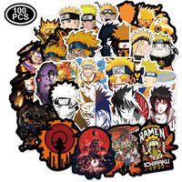 Naruto Stickers [100pcs], Graffiti Sticker Decals Vinyls for Laptop,Cars,Motorcycle,Bicycle,Skateboard Luggage,Bumper Stickers Decals Waterproof Trendy Stickers for Teens, Best Gift for Kids Children