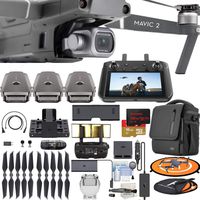 DJI Mavic 2 Pro with Hasselblad Camera Quadcopter Drone and DJI Smart Controller + Fly More Kit Bundle