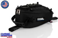 Chase Harper USA 450 Strap Mount Tank Bag - Water-Resistant, Tear-Resistant, Industrial Grade Ballistic Nylon with Anti-Scratch Rubberized Polymer Bottom, Adjustable strap mounting