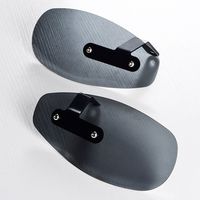 Smoke Motorcycle Handguard Hand Guards Wind Cold Protector Windshield Deflectors (Curve)