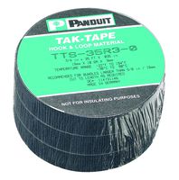 Panduit TTS-35R3-0 Tak-Tape Hook And Loop Cable Tie Roll, 40lbs Min Tensile Strength, 0.750" Width, 35.0' Length