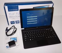 Insignia Flex 2in1 Touchscreen Tablet/Laptop (NS-P11W7100) Black - 32GB, Tablet Only, 11.6in (Renewed)