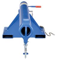 Vestil LM-OBNT-4-24 Orbit Non-Telescoping Lift Boom, 4000 lb Capacity, 24" Fork Pocket Center, Overall LxWxH (in.) 32 x 80.875 x 26.625, Overall Extended Length (in.) 80-7/8, Blue