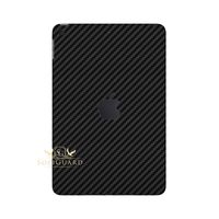 SopiGuard for 2019 Apple iPad Mini 5 (A2133) Carbon Fiber Rear and Sides Vinyl Sticker Skin (3M Carbon Black)