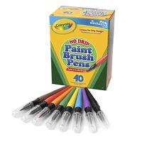 Crayola Paint Brush Pens, Washable Paints, 8 Colors, 40 Count