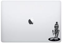 Laptop Notebook Sticker Decal - Hippie Yoga Man Pose - Skins Stickers
