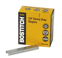 Bostitch Heavy Duty Premium Staples, 2-25 Sheets, 0.25 Inch Leg, 5,000 Per Box (SB351/4-5M)