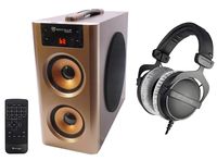 Beyerdynamic DT-770-PRO-250 Closed Back Reference Studio Headphones+Free Speaker