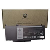 JIAZIJIA 6MT4T Laptop Battery Replacement for Dell Latitude 5470 5570 E5470 E5570 Precision 3510 M3510 Series Notebook 7V69Y HK6DV 0HK6DV 79VRK 079VRK TXF9M 0TXF9M 7.6V 62Wh 8180mAh 4-Cell