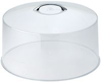 Winco CKS-13C Round Acrylic Cake Stand Cover, 12-Inch, Clear