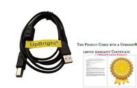UPBRIGHT New USB Data Sync Cable Cord Lead for Dymo 93176 93089 LabelWriter 400 Turbo Label Printer