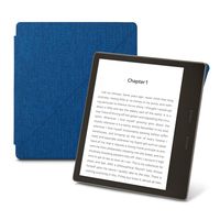 Kindle Oasis Water-Safe Fabric Standing Cover, Indigo - 9th generation (2017) release