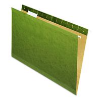 Pendaflex 4153 Hanging File Folders, No Tabs, Legal, Standard Green (Box of 25)