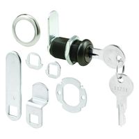 Defender Security U 11089 Drawer and Cabinet Lock - Secure Important Files and Drawers, 1-3/8", Diecast Housing with Classic Bronze Finish, Fits on 1" Max Panel Thickness