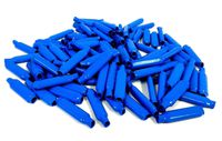 500 Pieces Blue Gel Wet B Connectors Telephone Alarm Wire Crimp Beanies Splice