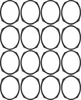 6x9" Speaker Spacers Depth Extender Extending Rings - 1/4" thick - SSK69 - Stackable - Perfect For Framing Fiberglass Enclosures - 8 Pair