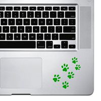 StickAny Palm Series Pawprints Sticker for MacBook Pro, Chromebook, and Laptops (Green)