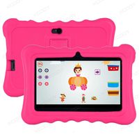Xgody T702 7 Inch Android Kids Tablet 1GB 16GB Storage Quad Core Android 8.1 with WiFi Dual Camera IPS Safety Eye Protection Screen and Parents Control Mode Kid-Proof Case (Rose)