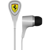 Ferrari AAV-2LFE010W Scuderia S100i Earphones with Three Button Remote - White (Discontinued by Manufacturer)