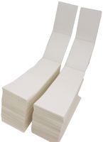 Compulabel Thermal Transfer Shipping Labels, 4 x 6 Inches, White, Fanfold, Permanent Adhesive, Perforations Between Labels, 4000 Per Carton (670004)