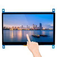 SunFounder Raspberry Pi 4 Display Touchscreen 7 Inch HDMI 1024×600 USB IPS LCD Screen Display Monitor for Raspberry Pi 4 3 Model B, 2 Model B, and 1 Model B+, Windows Capacitive Touch Screen