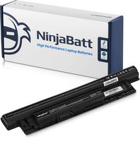 NinjaBatt Laptop Battery for Dell MR90Y XCMRD Inspiron 3521 15-3521 15R-5537 15-3531 15R-5521 15-3537 15-3542 17-3721 17R-5721 3531 5421 Latitude 3440 3540 312-1387 4DMNG V8VNT FW1MN - 6 Cells/4400mAh