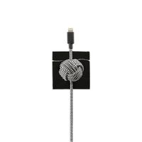 Native Union Night Cable Marble Edition [Apple MFi Certified] Lightning to USB Cable - Black
