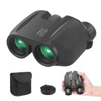 Neewer 10x25 Folding High Powered Binoculars with Weak Light Night Vision Clear Bird Watching Compact Waterproof Great for Traveling Hiking Outdoor Sports Games and Concerts for Adults and Kids