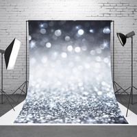7x5ft/10x10ft Gold Glitter Sequin Spot Backdrop Backgrounds(Updated Material)