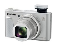 Canon PowerShot SX730 Digital Camera w/40x Optical Zoom & 3 Inch Tilt LCD - Wi-Fi, NFC, Bluetooth Enabled (Silver)