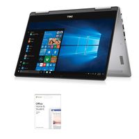 Dell Inspiron 2-in-1 13.3" FHD IPS Touchscreen LED Backlight Premium Laptop w/ Office Home & Student 2019 | Intel Core i5 8250U Quad-core | 8GB DDR4 | 512GB SSD | Backlit Keyboard | Windows 10