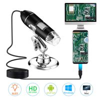 Digital Microscope,STPCTOU 40 to 1000x Magnification Endoscope 8 LED Mini Camera with OTG Adapter and Metal Stand Compatible with Mac Window7 8 10 Android Linux