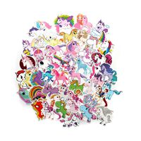 FNGEEN Cute Unicorns Laptop Stickers Pack 50pcs Car Bumper Stickers for Motorcycle Luggage Vinyl Graffiti Bomb Decals Skateboards Snowboard Cool Travel Sticker (50pcs)