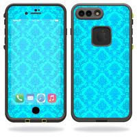 MightySkins Skin Compatible with Lifeproof iPhone 7 Plus - Blue Vintage | Protective, Durable, and Unique Vinyl Decal wrap Cover | Easy to Apply, Remove, and Change Styles | Made in The USA