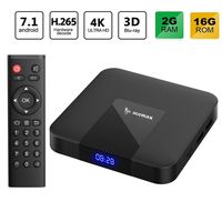2019 Latest ACEMAX Amlogic Quad Core Android 7.1 TV Box 64Bit Processor 3D 4K H.265 The Future of Television [2GB/16GB] Makes Your TV a Smart TV