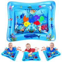 VATOS Tummy Time Water Mat, Baby Toys for 3 6 9 Months, The Perfect Tummy Time Toy for Infant Early Development Activity Centers| BPA Free Splashing Water Play Mat Promotes Visual Stimulation