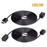 SNES Classic Controller Extension Cable - [3M/10ft] Techole Durable SNES Extension Power Cord for Super Nintendo Classic Edition Controller (2017 & 2018), Mini NES Classic Edition (2016) - 2 Pack