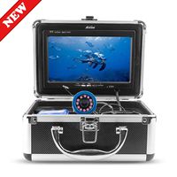 Erchang Underwater Fish Finder,Fishing Camera with 7 inch LCD HD 1000TV TFT Color Monitor + 50 Cable +12pcs IR Infrared LED + 4500mAh Rechargeable Battery for Ice/Lake/Boat Fishing