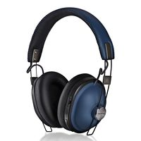 PANASONIC Bluetooth Wireless Headphones with Noise Cancelling, Voice Assist, Bass Enhancer and 24-Hour Playback. Retro Modern Style - RP-HTX90N-A - Over The Ear Headphones (Indigo Navy)