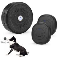 KISSIN Dog Door Bell with Wireless Touch Dog Bells for Potty Training and IP55 Waterproof Dog Training Door Bells