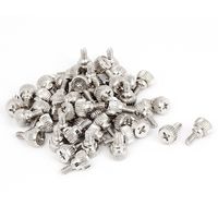 M3.5x6mm Male Thread Computer Desktop PC Case Thumb Screws 50pcs