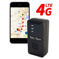 Spy Spot New 2019 Upgraded LTE 4G GL_300MA Portable Mini Real Time Tracking GPS Locator No Contracts + Unlimited Tracker Text Message Alerts + Perimeters