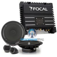 pkg Focal Solid-2 2-Channel Amplifier + IS165 6.5" Component Speakers System