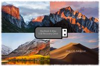 MacOS Install Disk 5-in-1 - Mojave, High Sierra, Sierra, El Capitan, Yosemite / Upgrade, Repair, Recover, Reinstall Mac OS X